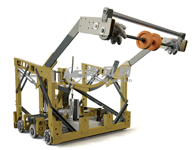 障礙物起(搬)運機器人設(shè)計 - solidworks機械設(shè)備模型下載 - 沐風圖紙