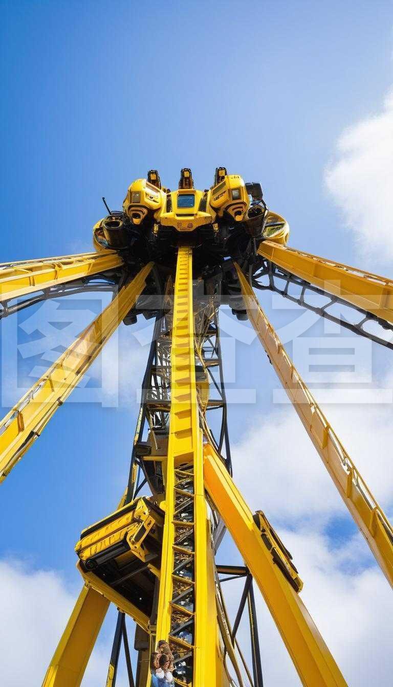 主題公園機(jī)械載具垂直落體設(shè)施